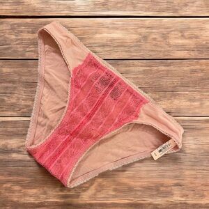 ‼️Victorias Secret Lace NWT pink bikini underwear